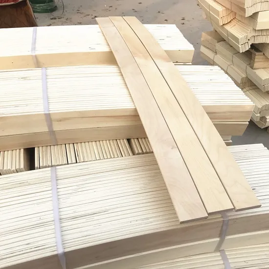 Heavy Duty Natural Wood Curved Bed Slats for Bed