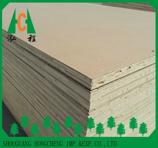 18mm Block Board / Melamine Faced Blockboard for Furniture