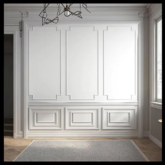 PS Wall Skirt Waterproof Light Weight Modern Floor Baseboard Easy to Install Wall Skirt