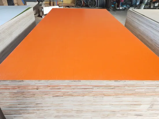 Melamine Paper/Natural Veneer Melamine Paper Faced Wood Block Board/Blockboard