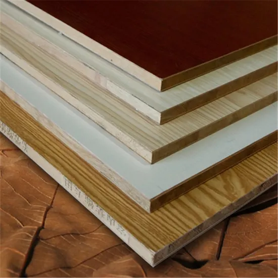 Competitive Price Wood Grain Laminated Board Melamine Block Board 