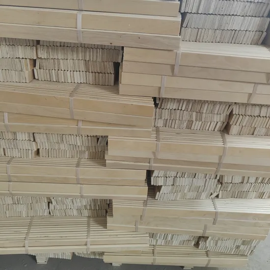 China LVL Bed Slats Manufacturers Curved Sofa Poplar Bed Frame Wooden Slat 