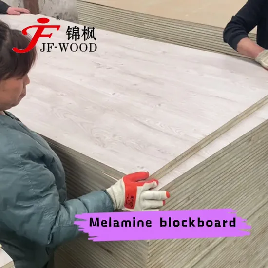 ISO9001: 2008 Falcatta Bare Core Natural Veneered Red Oak Bb Melamine Laminated Faced Moisture Resistant Blockboard 