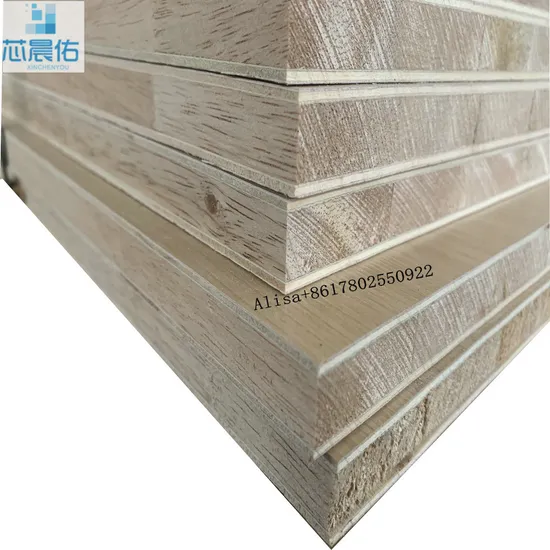Home Furniture Decoration 15/17/18mm Melamine Faced MDF Layer Block Board 