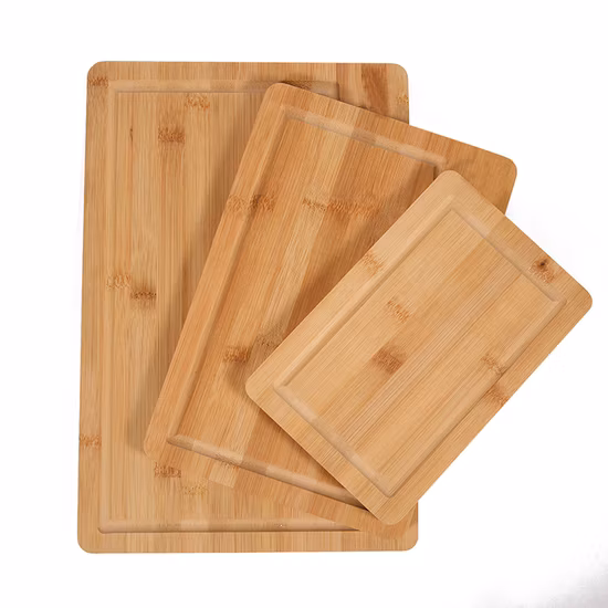 Natural Wood Chopping Block Board for Restaurant