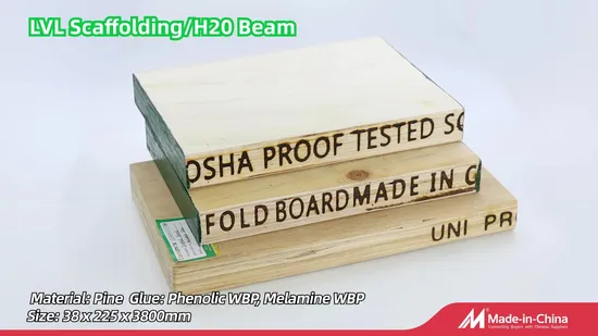 LVL Structural LVL Engineered LVL Lumber AS/NZS4357 F17 Structural LVL for Beam 