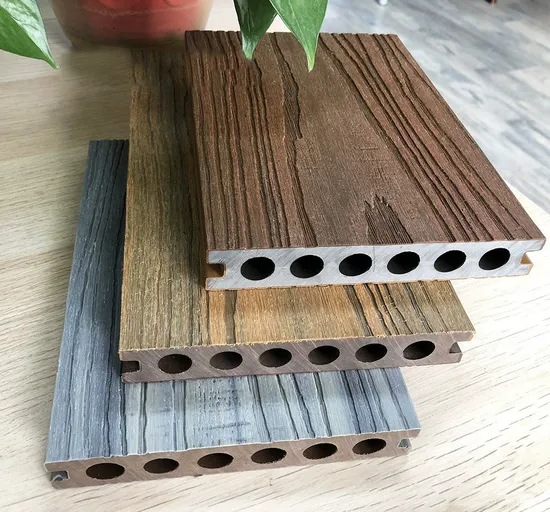 Easy Installation Outdoor WPC Decking Plastic Lumber Wood Composite Wholesale Flooring Board 