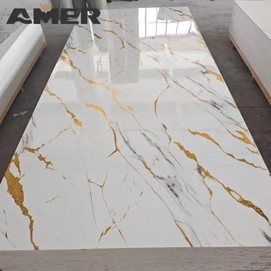 Modern Design UV Marble Decor Panels Boards PVC Marble Wall Panels 