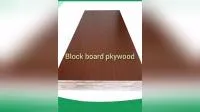 1220X2440mm Best Price Melamine Blockboard/Block Board for Furniture Used. 