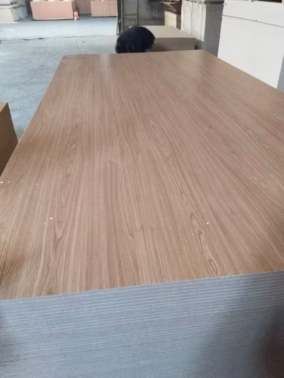 18mm Moisture Proof Wood Grain Surface Melamine Coated Plywood / MDF
