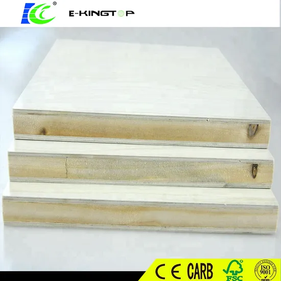 The New 18mm E0 Glue Melamine Block Board/Blockboard 