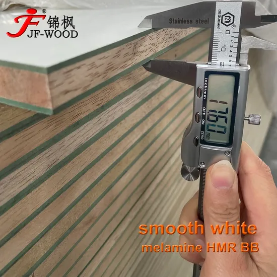 Falcatta Bare Core Both Sides Hmr or Normal MDF Melamine Faced Blockboard Bb 18mm 